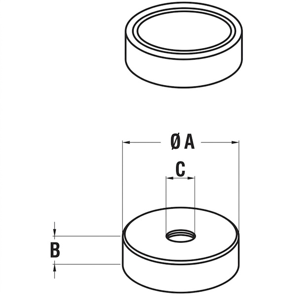 LTF Magnete in Neodimio Tondo - LTF - Immagine 2